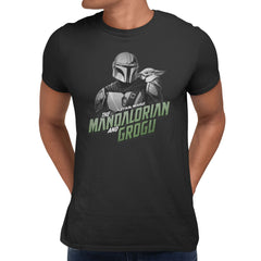 Star Wars The Mandalorian And Grogu Movie Black White Team Up