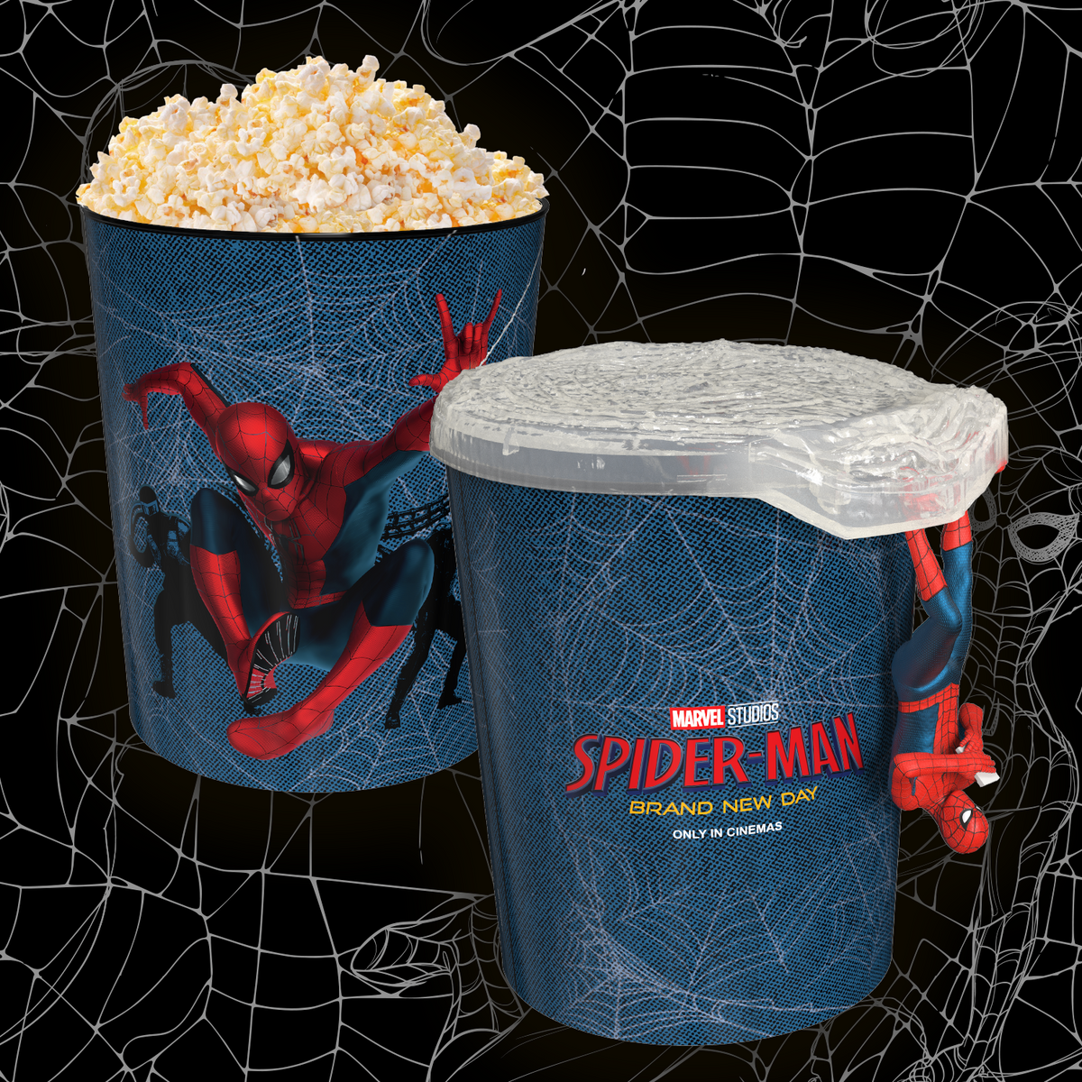 Spider-Man: Brand New Day 130oz Popcorn Bucket with Web Lid