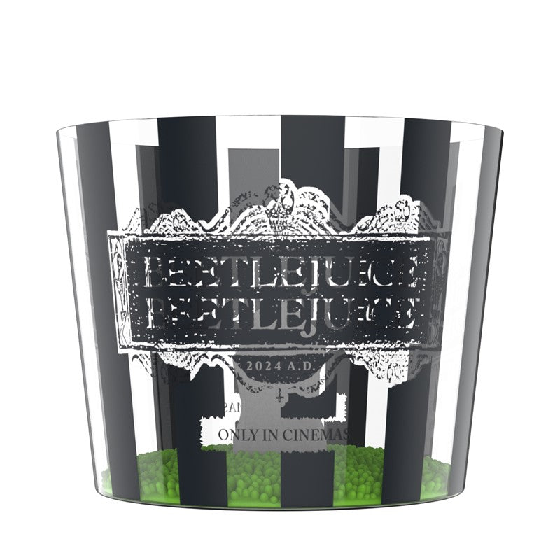 Beetlejuice Beetlejuice Tombstone Striped Popcorn Bucket