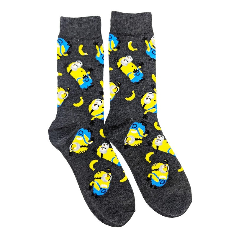 Minions 4-PK Crew Men's Socks